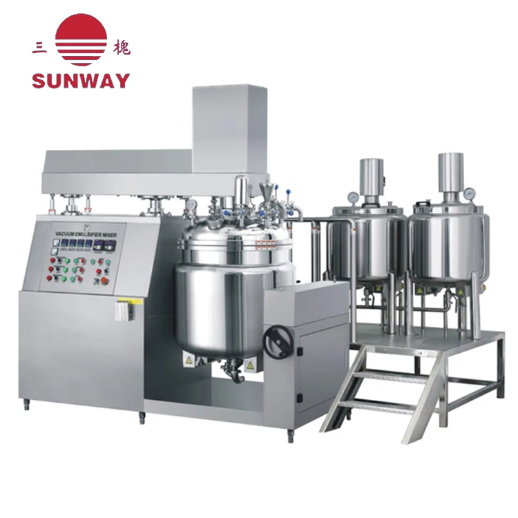 200L Vacuum Emulsifying Homogenizer Mixer For Cosmetic