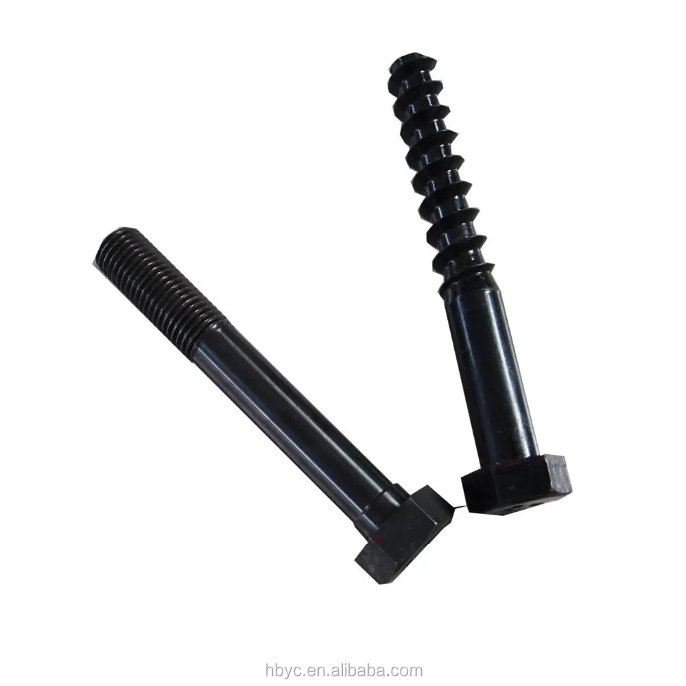 railway fastener rail sleeper coach screw spike,Tirefond for railway