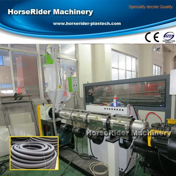 Высокое качество одной стены ПВХ гофрированных труб машины/пластиковых гофрированных труб машины/гофрированных труб экструдер