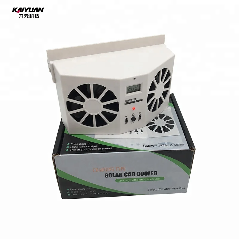 Good car interior mini portable car airconditioner Solar Car Fan