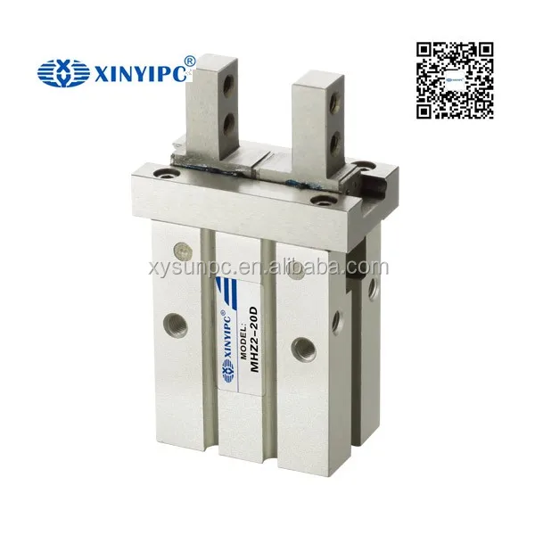 TS16949 certified factory MHZL2 SMC type long stroke Linear Guide Parallel Style pneumatic Air Gripper