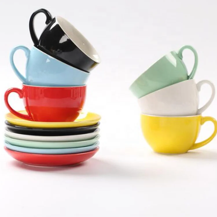 
European style elegant ceramic coffee creamer cup 
