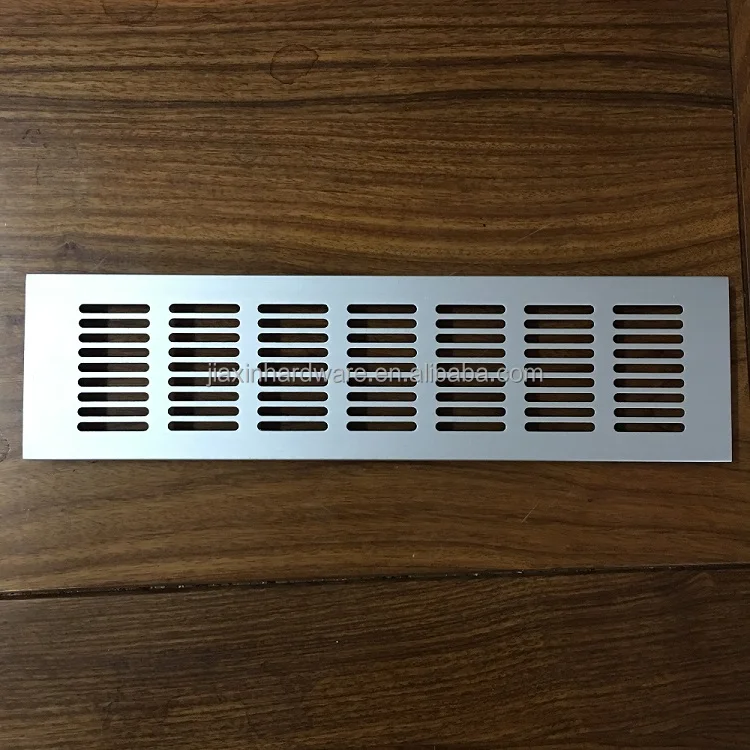 Aluminum grill air vent for kintchen cabinet door