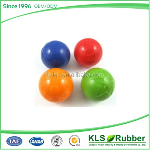 eva high quality printed silicone rubber ball