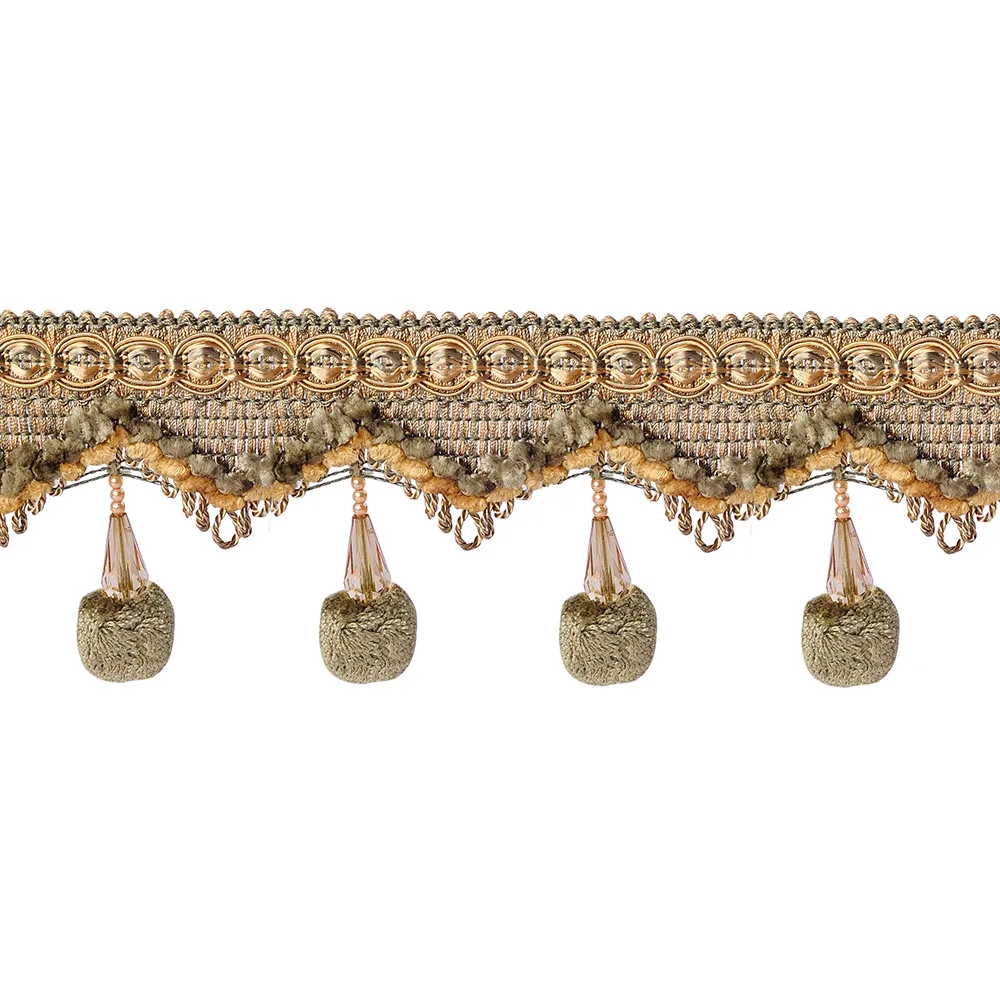 Pompom Tassel Beads Curtain Furniture Fringe