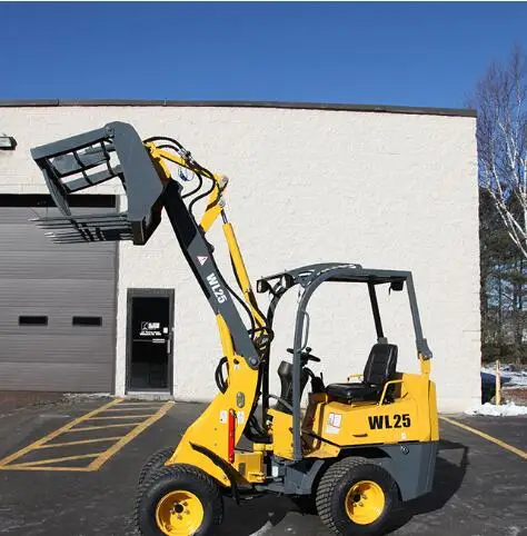 High effecency narrow small garden wheel loader WL25