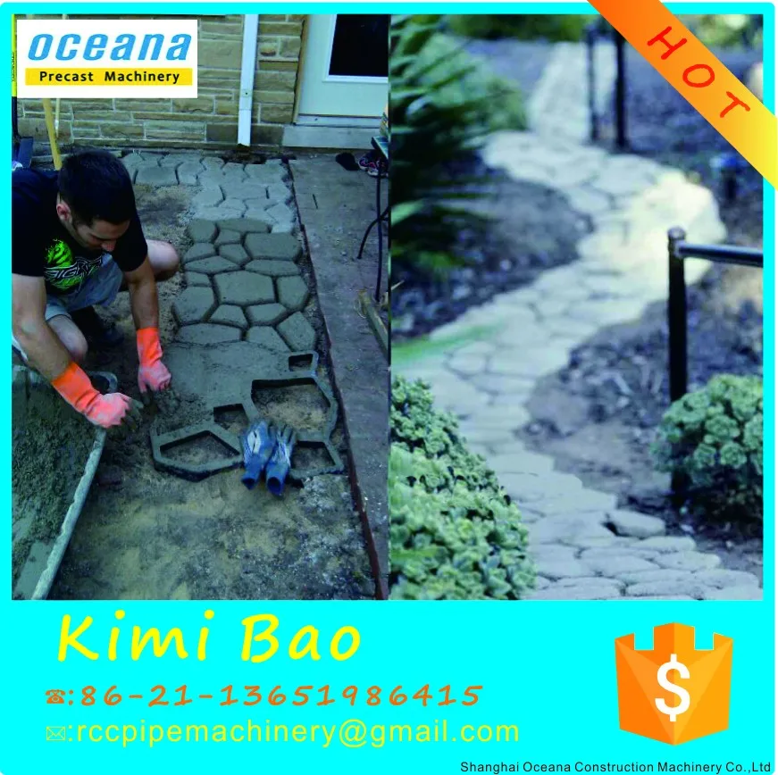 High quality DIY Mold to Cast Concrete Pavers/Stepping Stones for sell