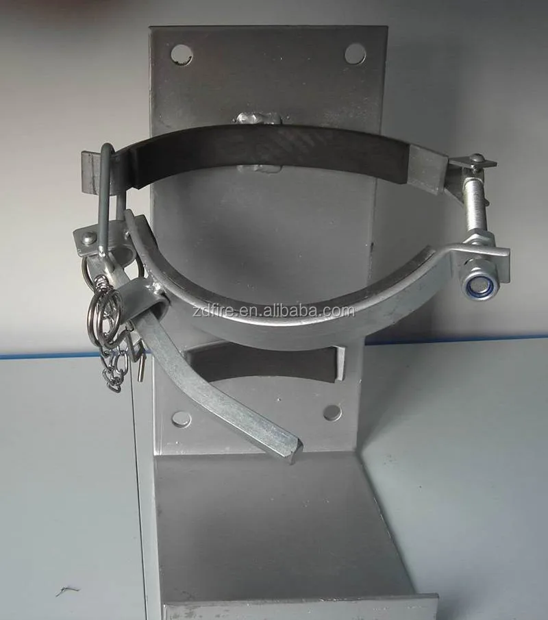 dry powder fire extinguisher zinc bracket ,fire extinguisher parts,Soporte del extintor
