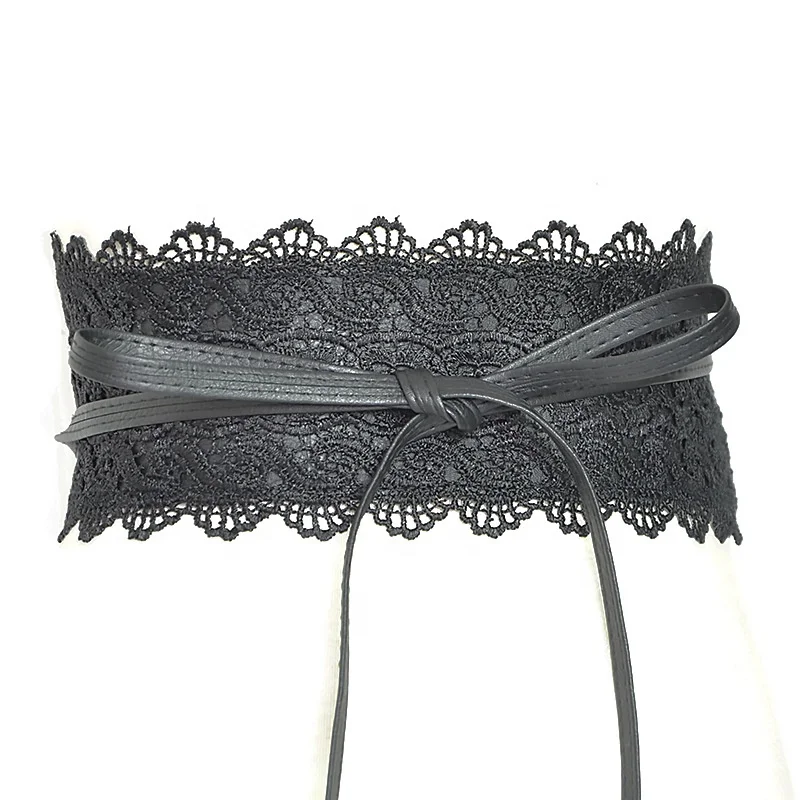 Обхват талии декоративный пояс кружевное женский широкий пояс для платья