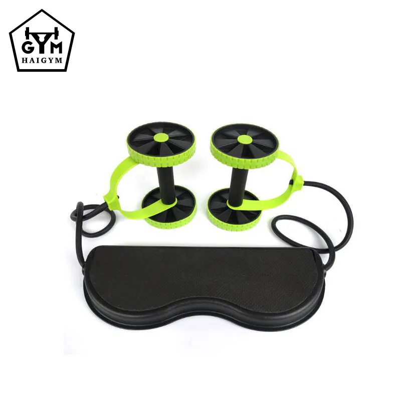 Новая двухколесная Тянущая веревка для брюшной талии, тянущаяся веревка для похудения, тренажер для брюшного пресса