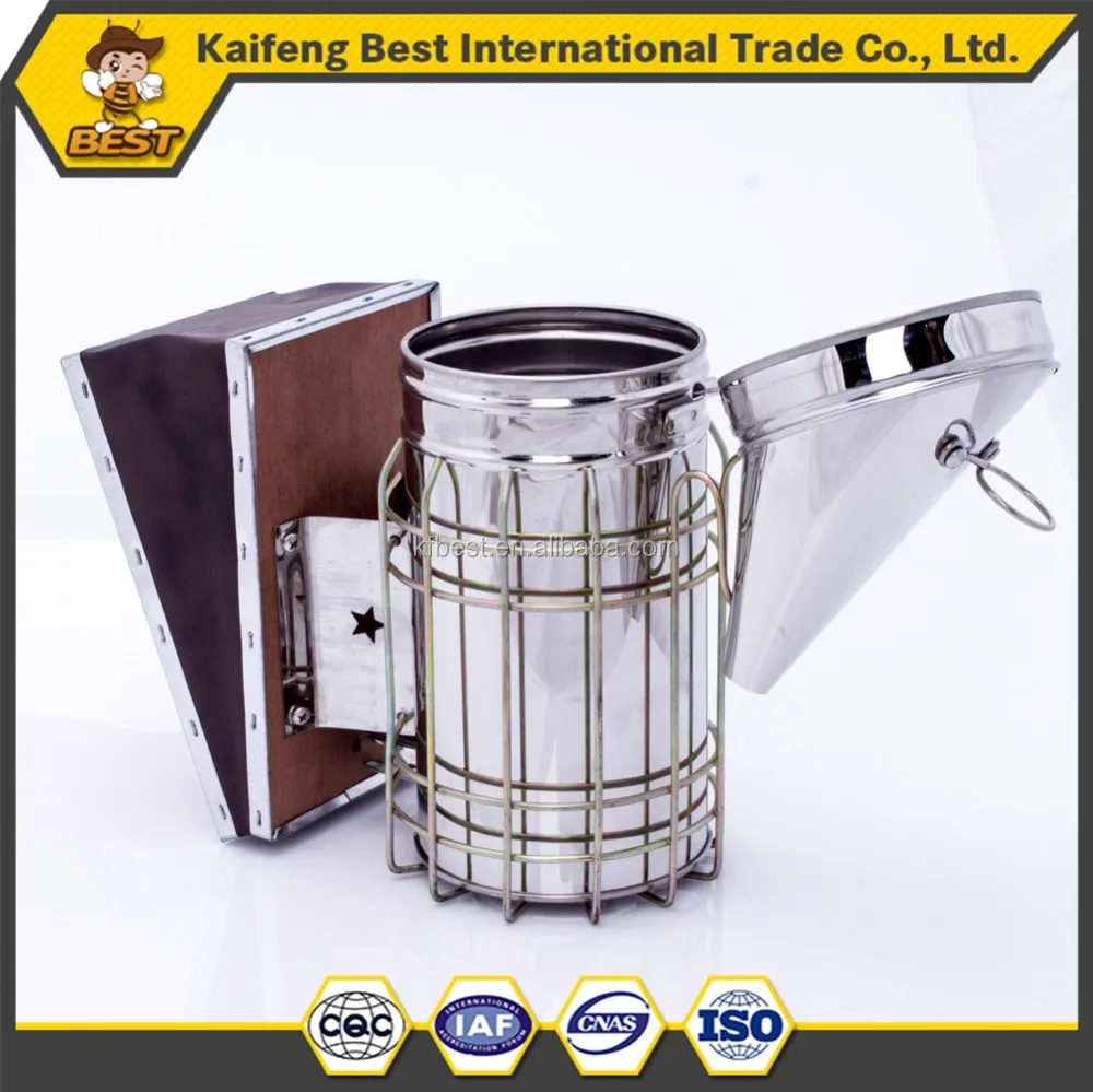 Best quality and unique beekeeping equipment cowhide/sheepskin bee smokers for sale