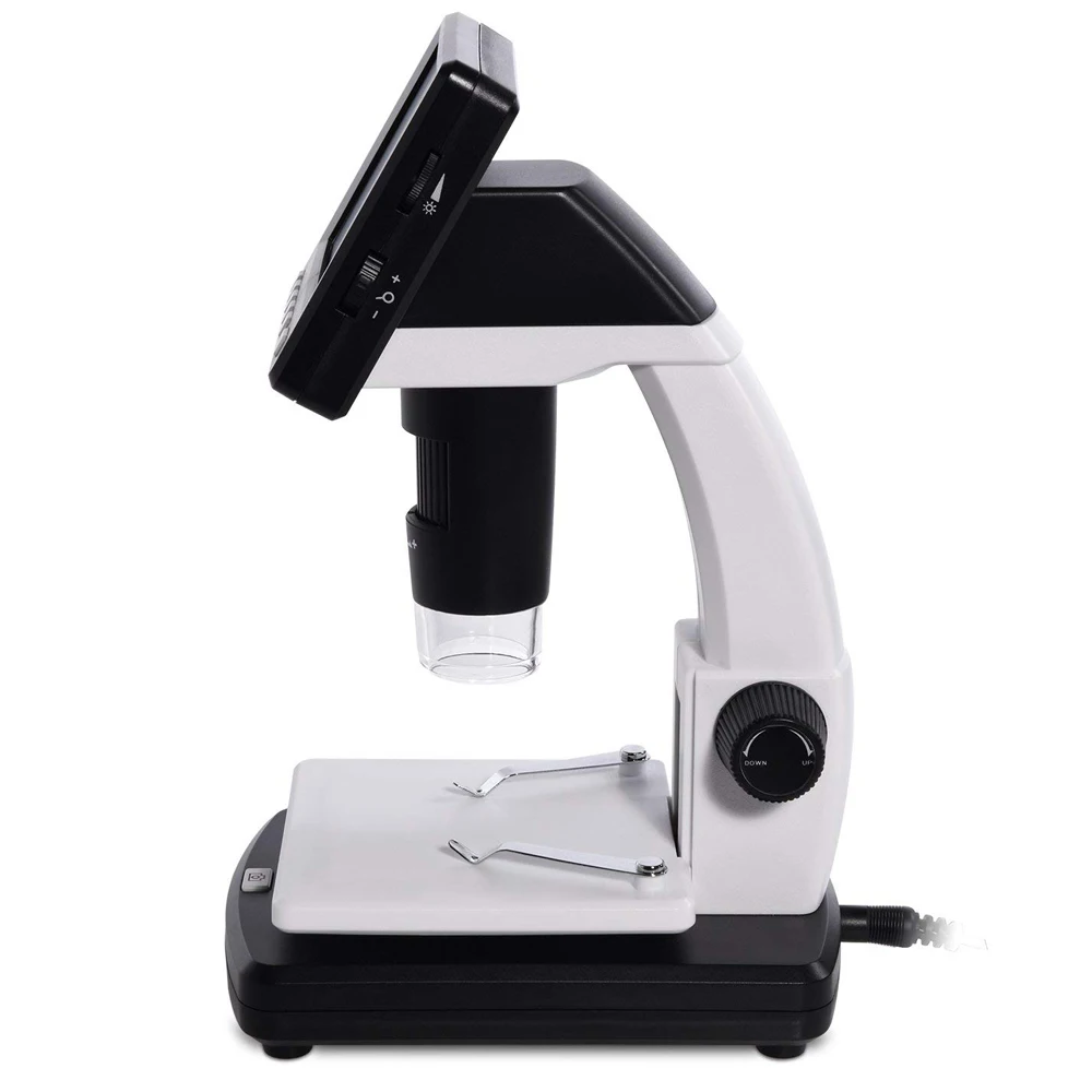 
3.5 inch LCD Screen Standalone 10-500x Zoom 5M Pixel USB Digital Electronic MicroscopeStand Alone Desktop LCD Digital Microscope 