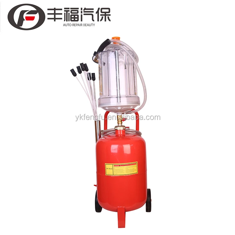 CE CERTIFICATED FENGFU 40L Mobile Oil Drain Tank