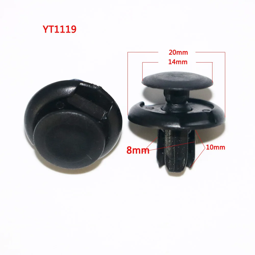 10 kinds 200pcs Mixed Auto Plastic Fastener Car Bumper Clips Fender Liner Retainer Rivet for Honda Acura AUDI Nissan