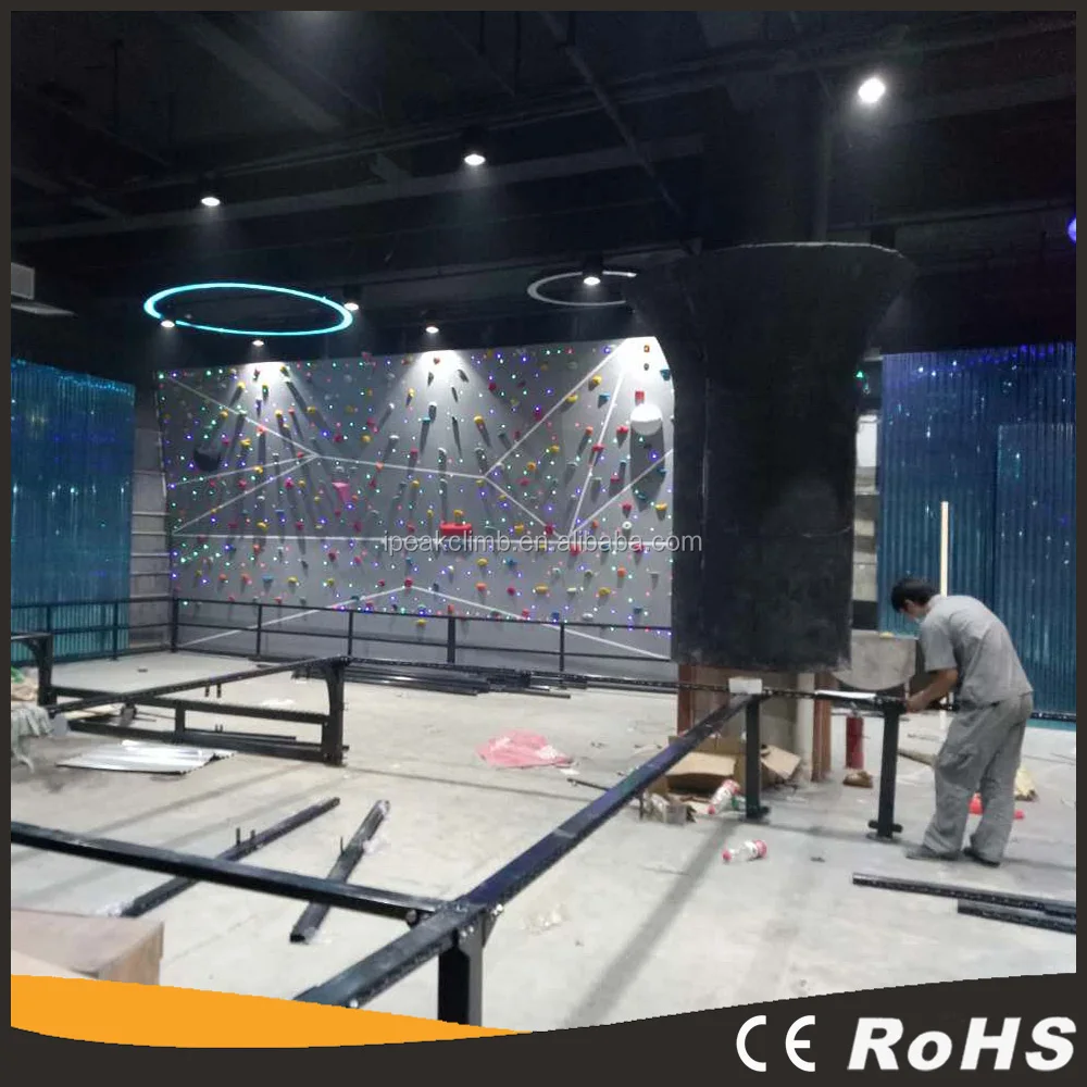 Большое удовольствие! Новейшая светодиодная скалолазающая боулдеринговая стена с CE и ROHS!