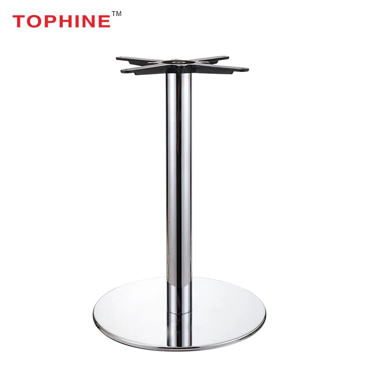 
Commercial Contract TOPHINE Restaurant Aluminum Dining Table Bases For Round Glass Tops 