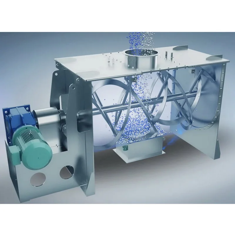 industrial food mixing ribbon mixer