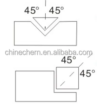 
45 degrees Double-Blade aluminum material beveling cutting machine 