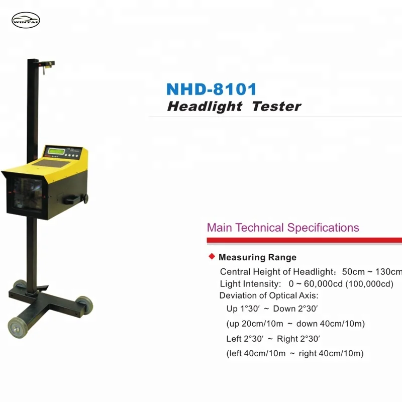 NHD-8101 Auto Headlight Tester car headlight testing machine