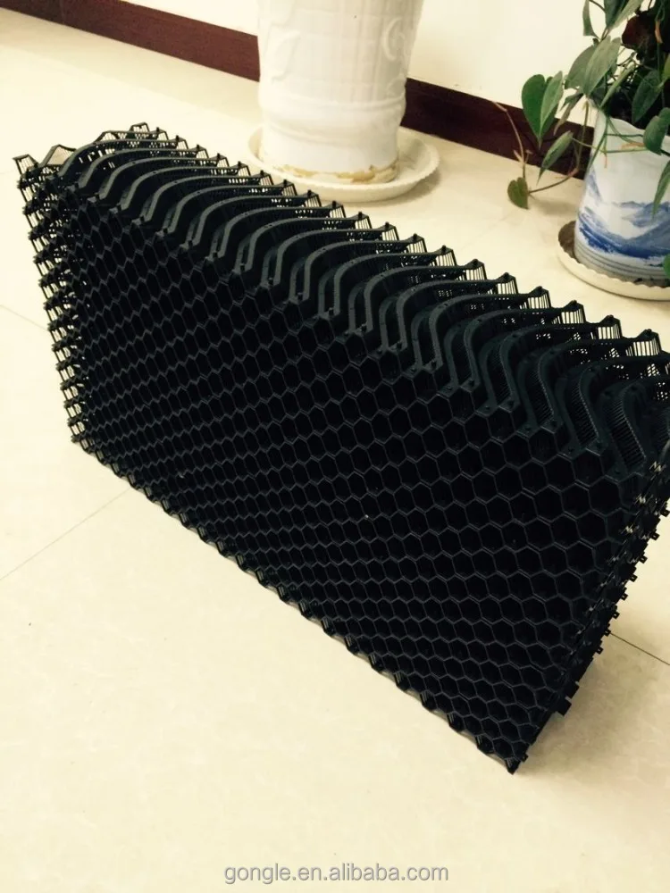 Оборудование для разведения животных из полиэтилена или ПВХ, пластиковая испарительная гребень для меда, охлаждающая подкладка для ячеек для птицефабрики/Теплицы