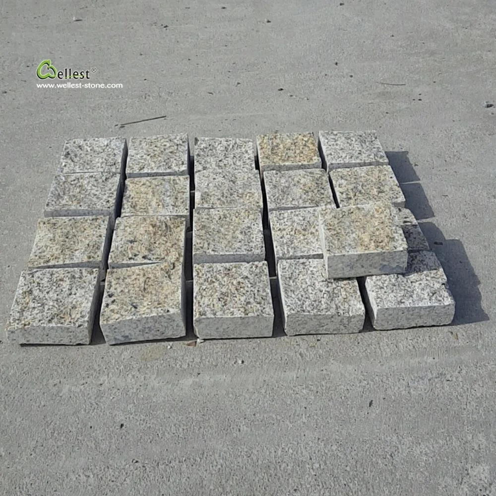 rusty granite cobblestone pavers for driveway walkway stone