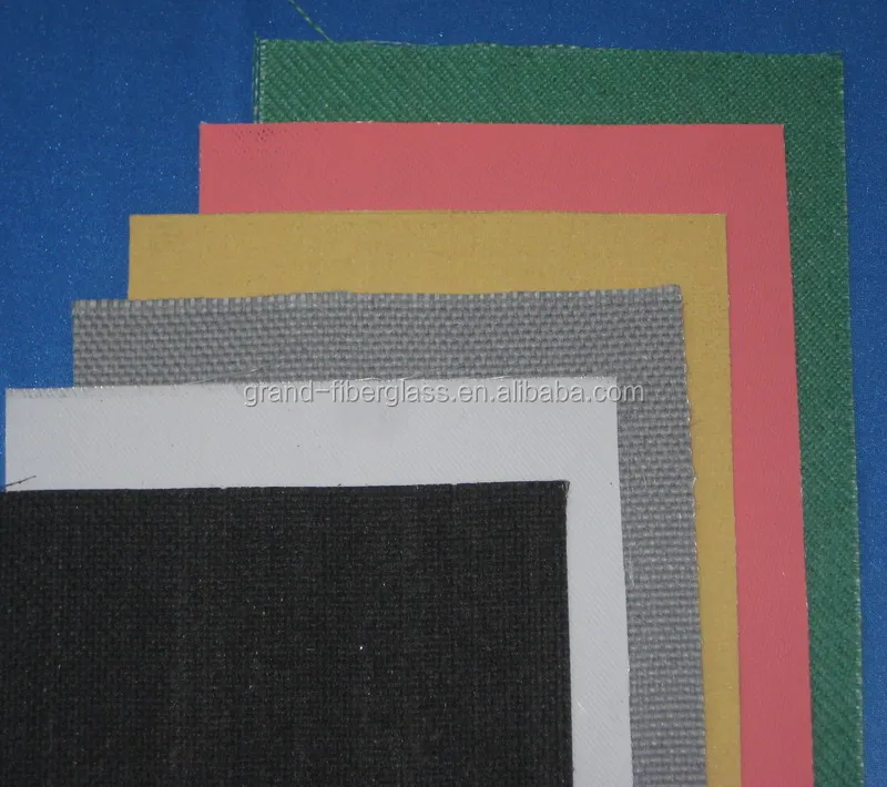 Silicone rubber coated fiberglass fabric