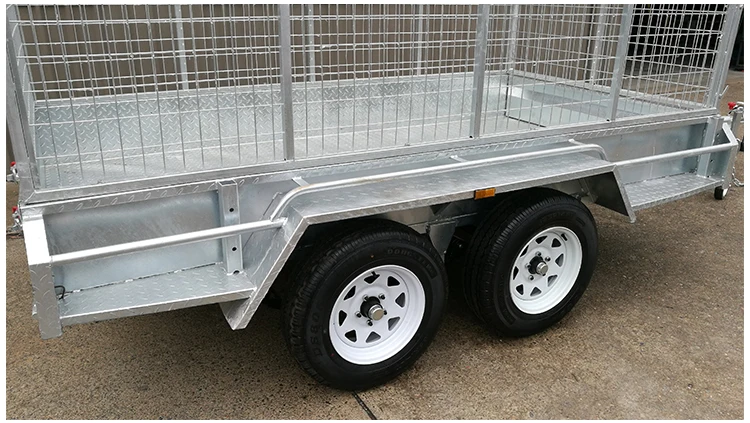 
Trailer For Sale 3500KG 8x5 10x5 10x6 12x6 Heavy Duty Tandem Trailer Box Trailer 