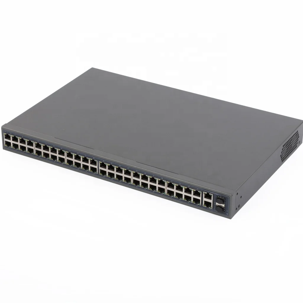 48 портов CCTV коммутатор Ethernet PoE SFP гигабитный В
