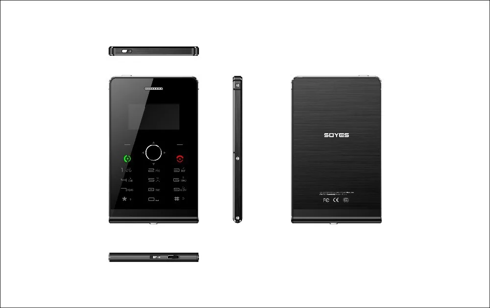 Soyes H1 Smart Card GSM Phone with Pedometer Anti Theft Full Oled Display