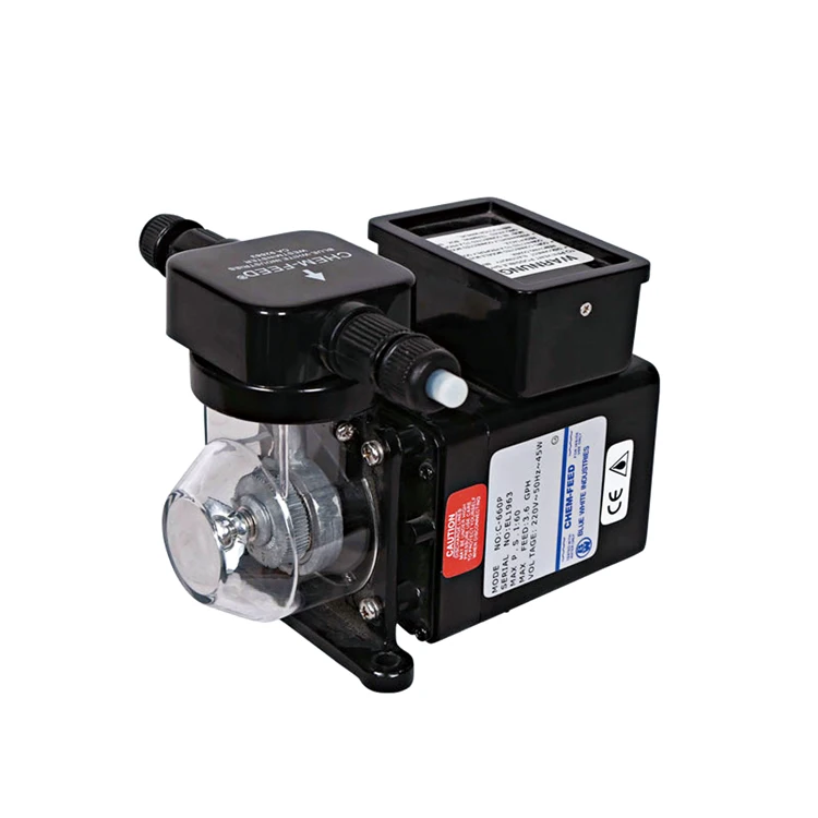 
High Outlet Pressure Capability Of 125 PSI Small Automatic Chemical Dosing Pump 
