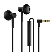 
Best Cheap Wired Mi Earphones Dual Driver Earphones Headphones Connection Length 1.25m Plug Type 3.5mm 