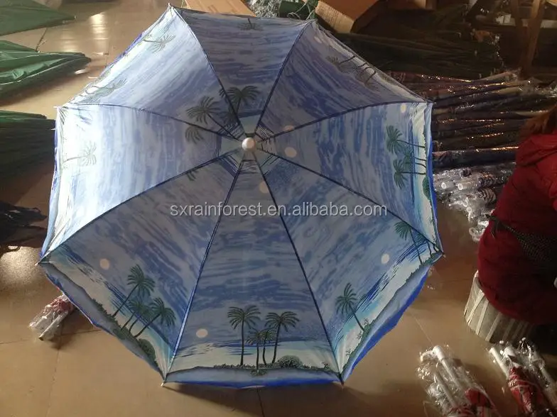 Custom beach design promotional advertising china beach umbrella