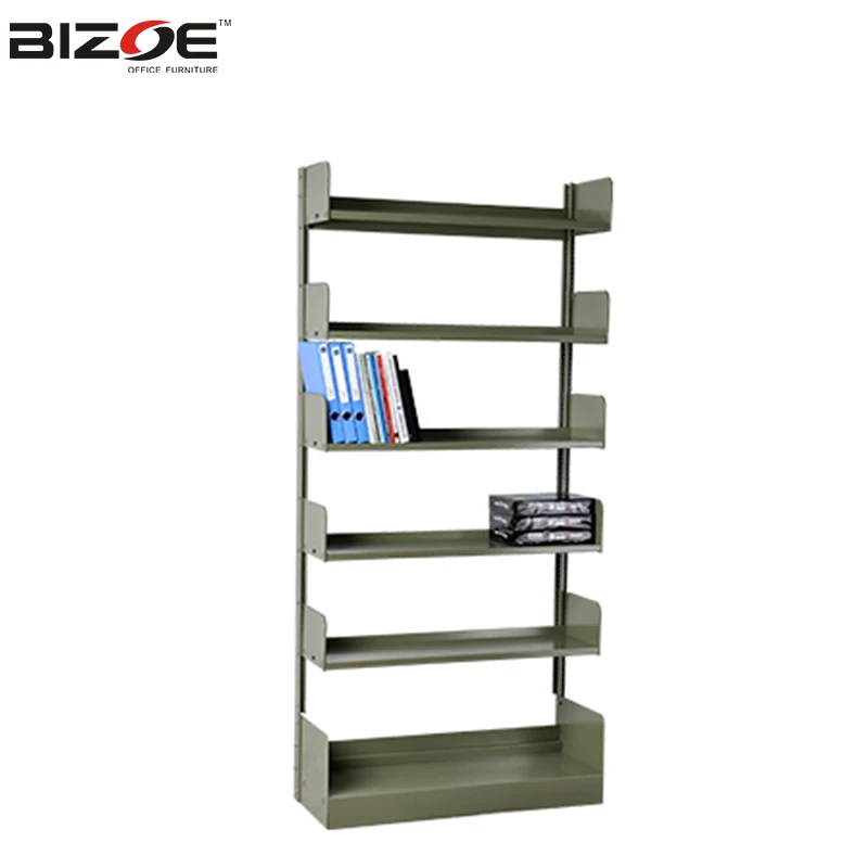 home furniture new style comic office modern movable steel metal book shelf