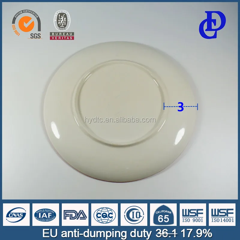 Christmas santa design sublimation ceramic plate