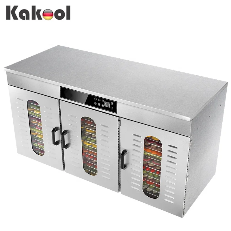 48 trays stainless steel industrial commercial meat food vegetable fruit beef jerky dehydrator