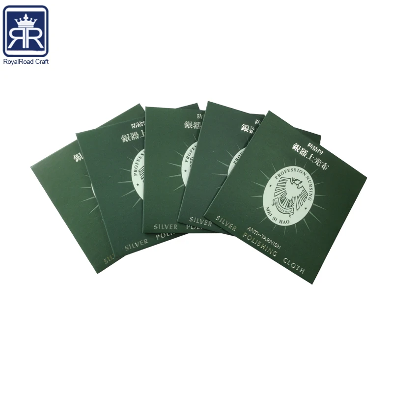 Cheap price wholesale Silver Polishing jewelry cleaning fabric with logo customs