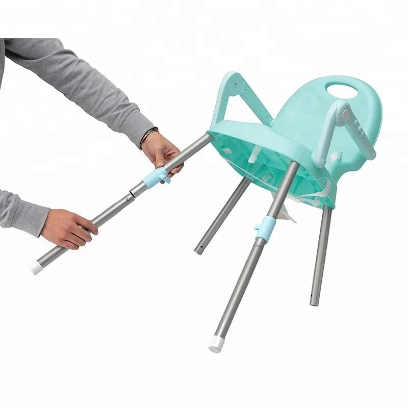 Wholesale multi function Baby feeding chair moving plastic baby high chair