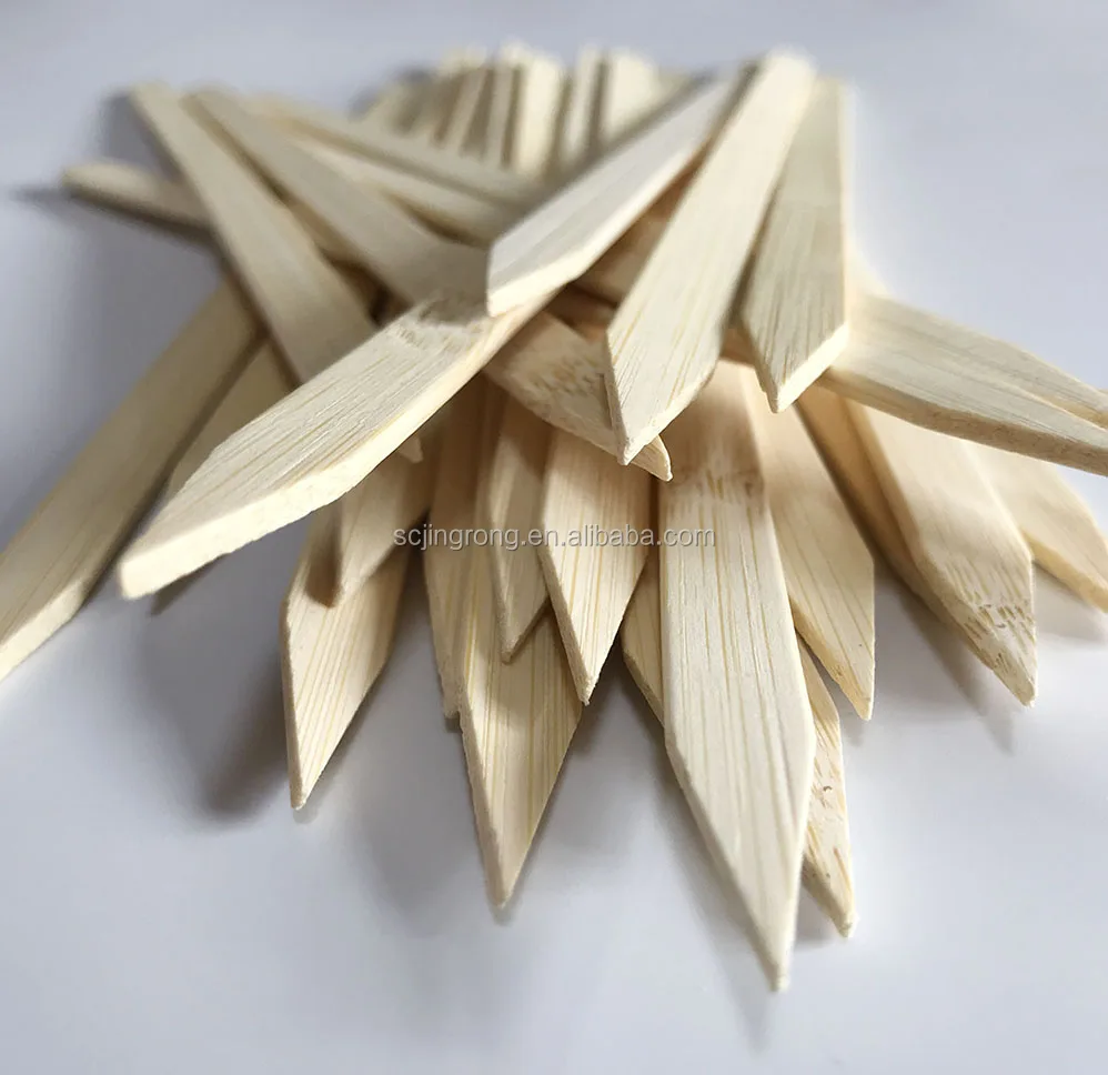 Flat skewers bamboo factory flat skewers supplier long bamboo sticks