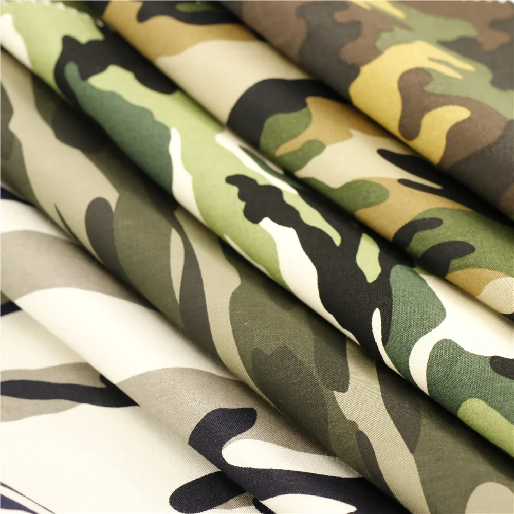 145cm 32x32/140x70 150gsm cotton twilll rip stop camouflage fabric army green nylon fabric