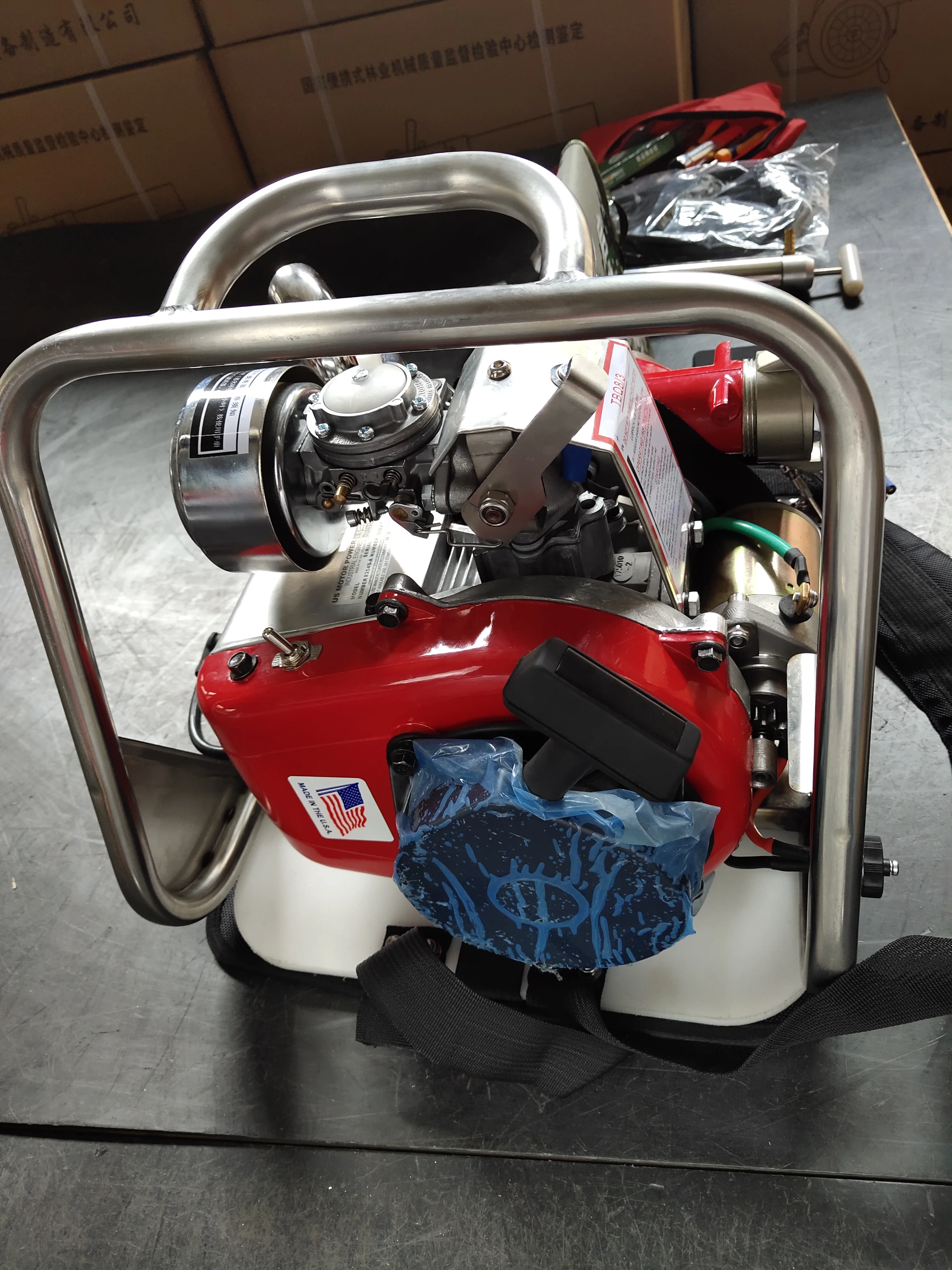 
Gasoline Engine Powered Centrifugal Small Size Fire Fighting Water Pump 