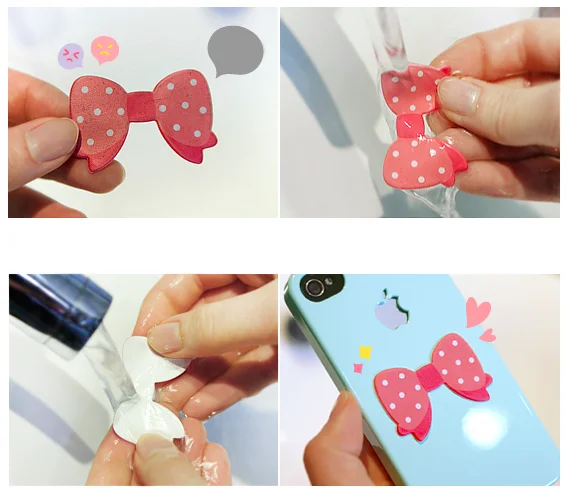 reusable custom promotional sticky screen cleaner for mobile phone