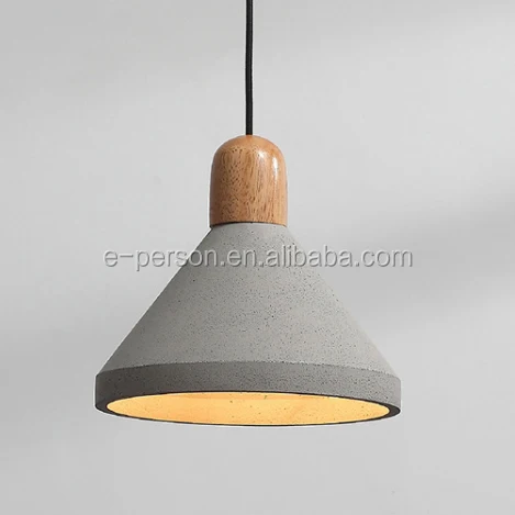 Современный старинный светильник, бетонные подвесные лампы, винтажный цементный подвесной светильник