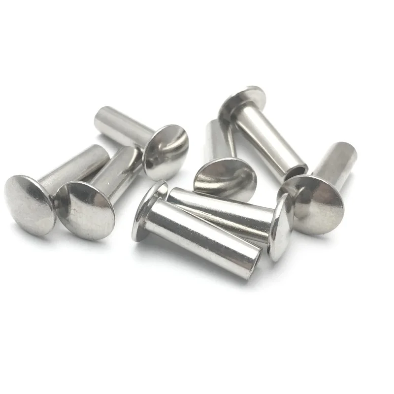 Five star factory manufacturing semi-tubular pan head rivets stainless steel semi-tubular rivets stainless steel rivet