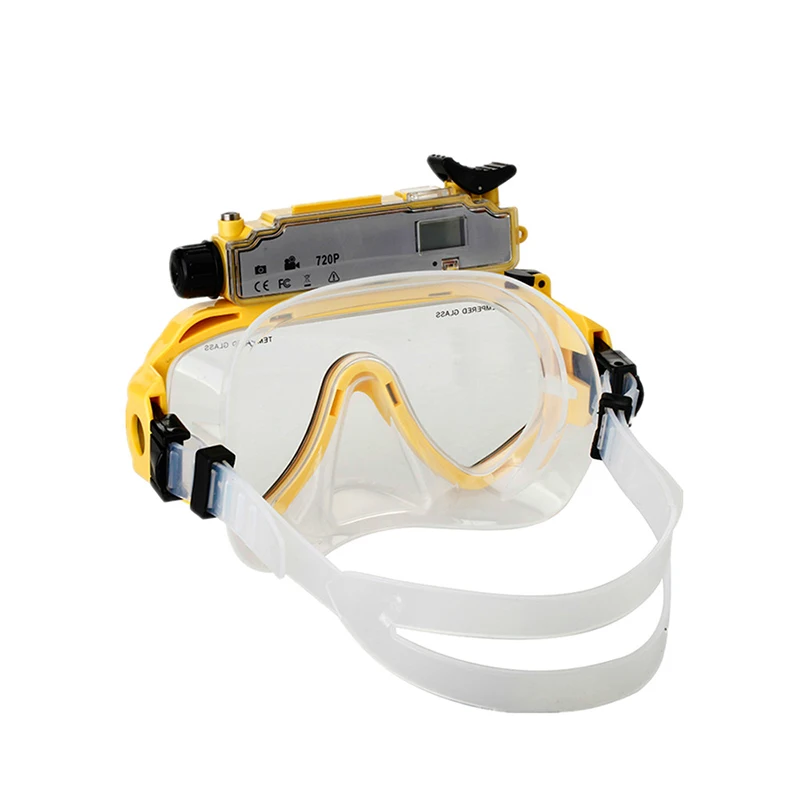 Сделано в Китае HD720P 30 метров маска для подводного плавания очки видеокамеры Flash Спорт HD DV