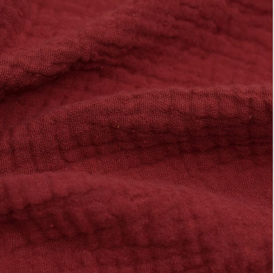 
Factory Hot Sell High Quality Double Layers Organic Cotton Gauze Fabric 