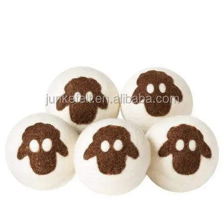 Wholesale wool felt balls wool balls for dryer large felt balls