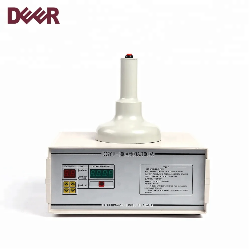 New design good quality more higher glass jar sealing machine, manual induction sealing machine for bottle