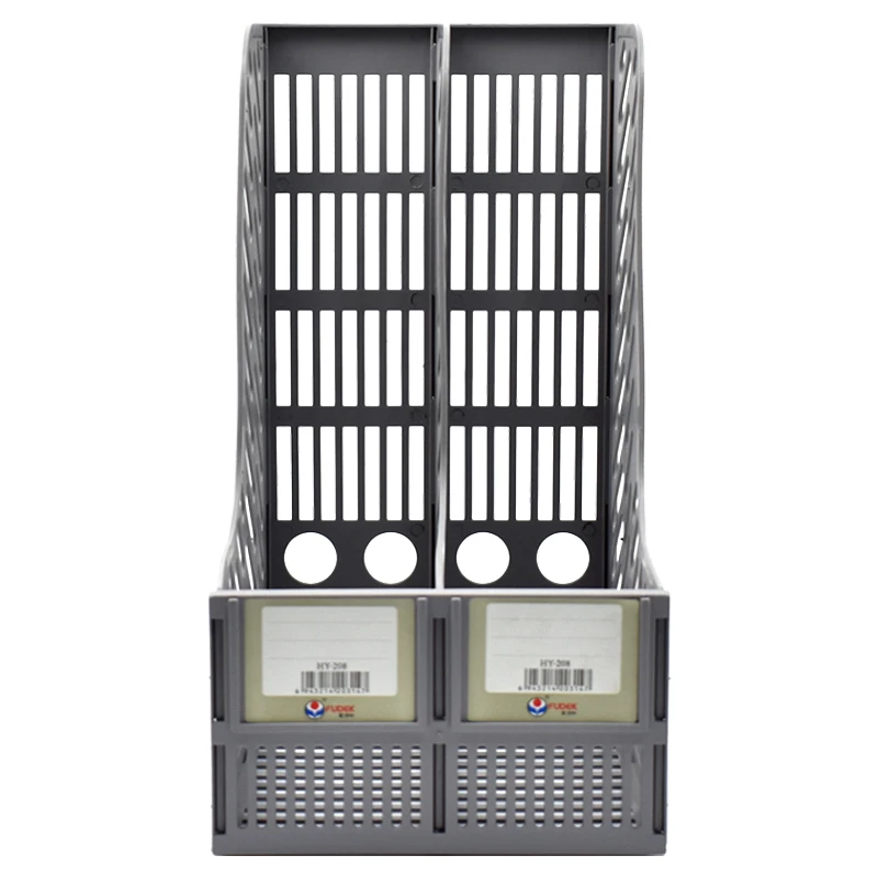 2 layer Best selling wall file holder plastic magazine desk file dental file tray a4 organizer