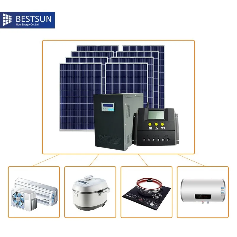 
BESTSUN solar cells sun power system 5KW / solar energy kit set 5000W / solar panels 5kva price system for home 