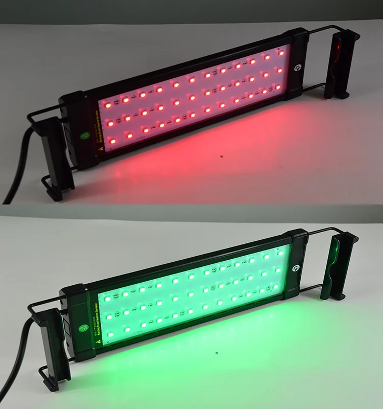 China wholesale RGB lamp ZJL-40B adjustable bracket  light for fish tank plant